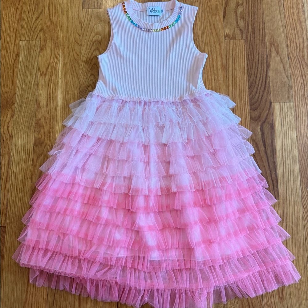 Lola + The Boys Pink Ombre Tulle Dress – Size 10